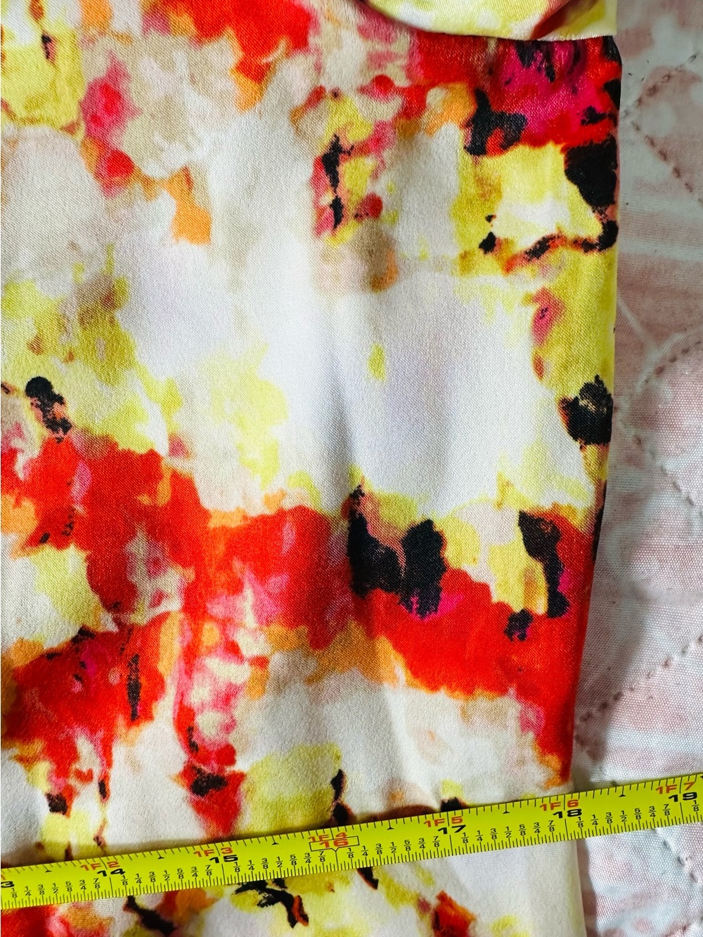 Dkny Cream Maxi Dress with Red Floral Print - Picture 12 of 13